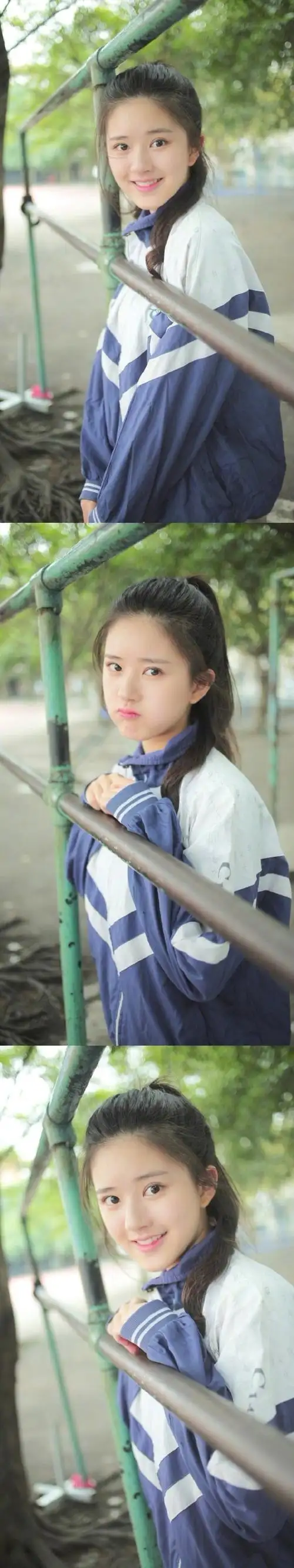 赵露思早期校园照##赵露思早期校园写真