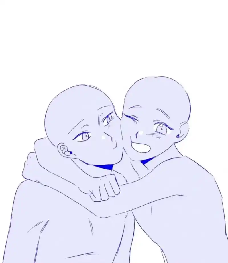 情侣甜蜜互动姿势素材模板 双人甜蜜互动姿势素材,故事感非常强,想要