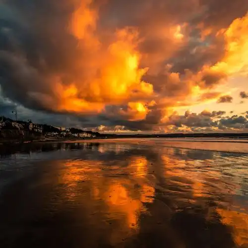 免费照片: 倒影, 水, 黄昏, 日落, 太阳, 天空, 日出