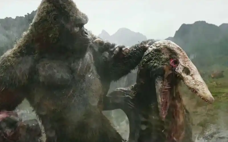 4k60帧〗巅峰对决!金刚大战骷髅蜥蜴