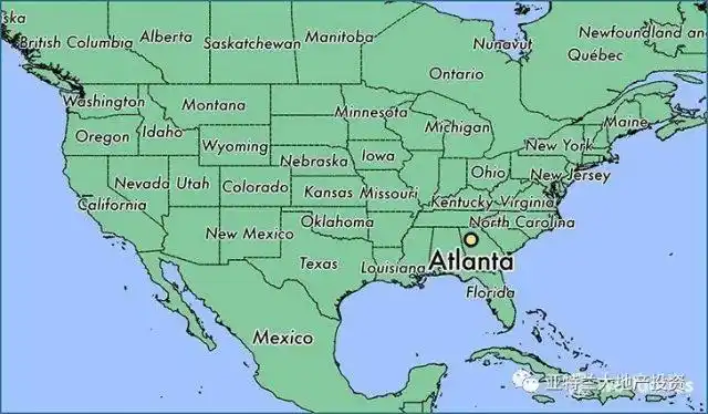 亚特兰大位于美国大陆的东南角,是佐治亚州(georgia)首府和中心城市.