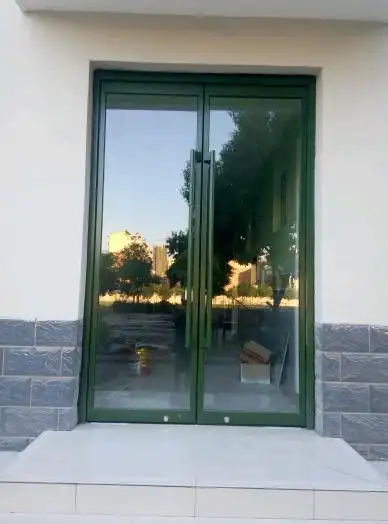 铝型材地弹门 铝合金材质玻璃地弹门_建材栏目_机电之家网