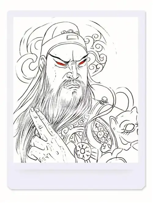 同城热门  #纹身  #我的纹身分享  关公身上纹