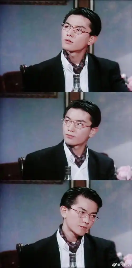 郑伊健短发时有多帅网友哇真斯文败类