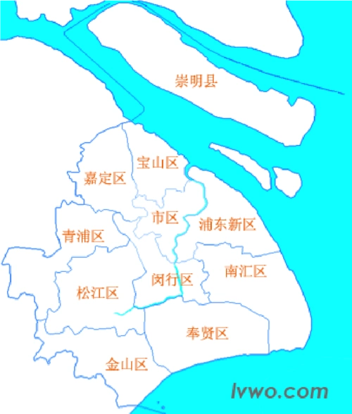 上海市地图