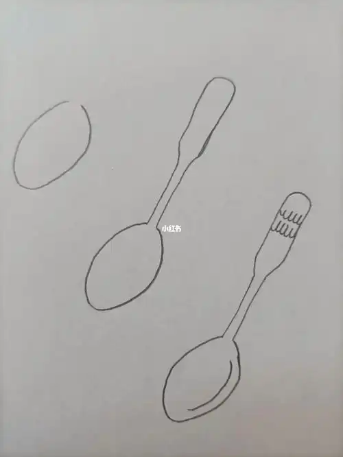 简笔画(385)勺子02