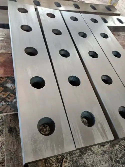 达耐仕龙门剪刀片 废钢剪切机刀片 h13材质锻打刀片厂家定做