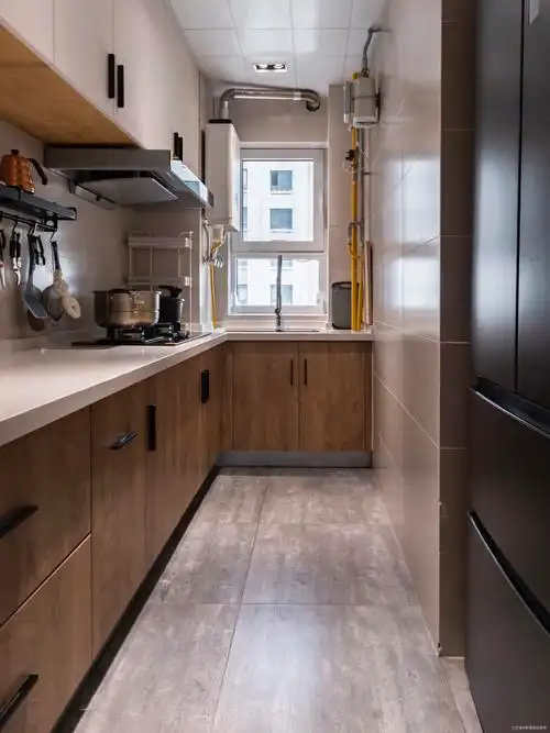 餐厅橱柜厨房现代简约120m05三居设计图片赏析--土巴兔装修效果图