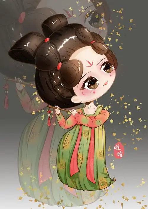 河南2021春晚 唐宫夜宴的小姐姐 q版同人成都/插画师/3年前/746浏览唯