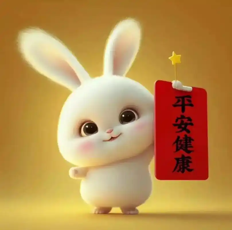 兔年大吉 平安健康 由此上 帅盆录 版权图片 平安喜乐 手机 - 抖音