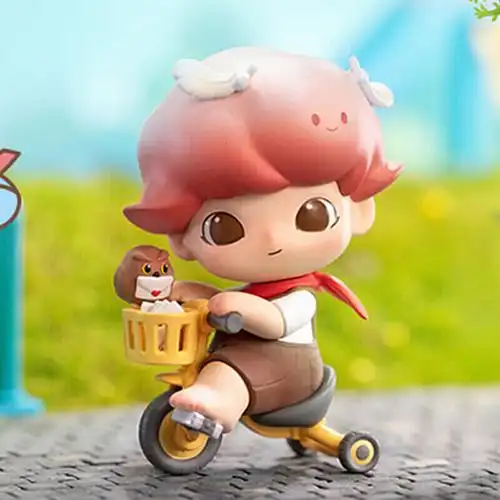 新年礼物dimoo宠物度假盲盒摆件潮流盲盒女生礼物兔兔溜溜车官方售出