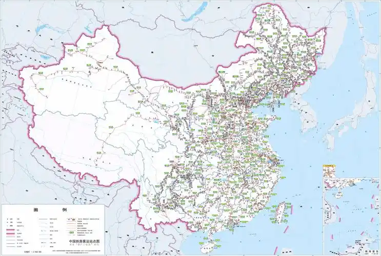 中国铁路客运全图超大交通地图库