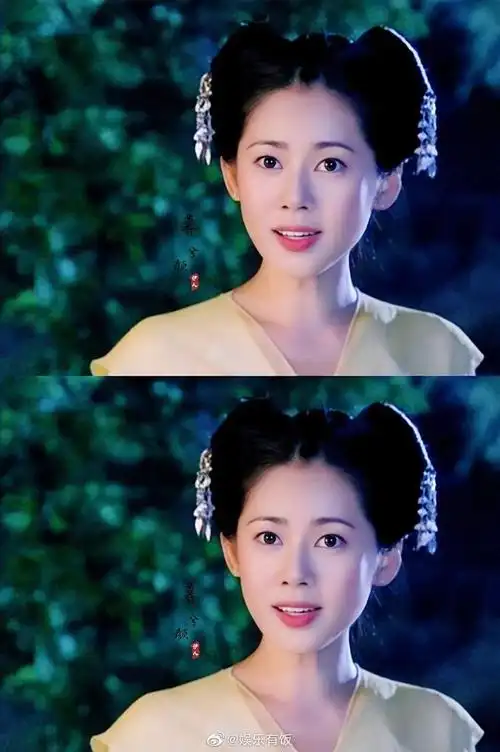 柳叶眉,杏仁眼,@秋瓷炫 古装好美啊