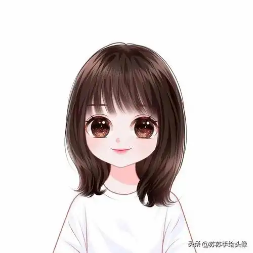 适合女生的头像超萌卡通(可爱有趣的女生卡通头像)(6)