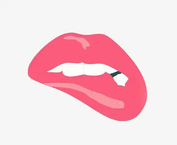 卡通嘴唇