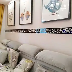 亚克力 span class=h>墙贴 /span>镂空腰线自粘3d span class=h>立体