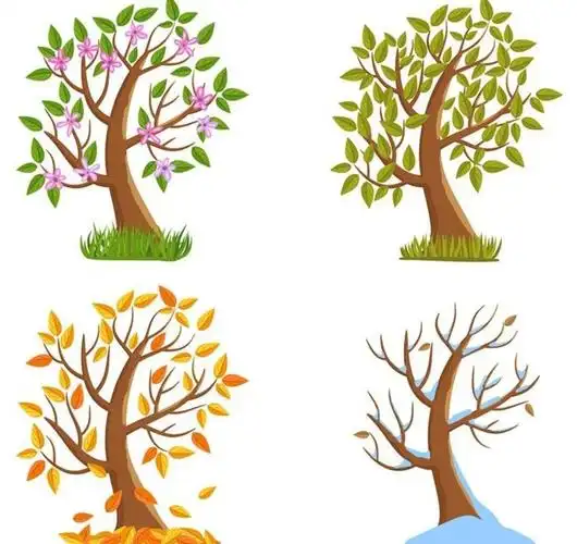 春夏秋冬简笔画春夏秋冬简笔画四格组图