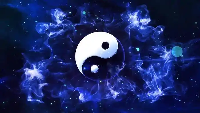 大气光效太极阴阳八卦背景ae模板视频