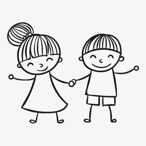 关键词  卡通手绘简笔画插画素描孩子男孩女孩