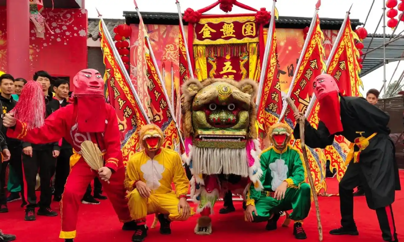 期待下个五福狮作品展 金盘围五福狮 非物质文化遗产 感谢汕尾 - 抖音