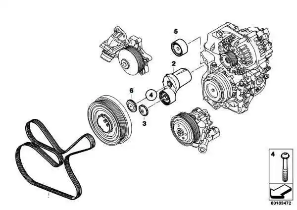 09款宝马730发电机皮带怎么绕调正轮需要专用工具吗