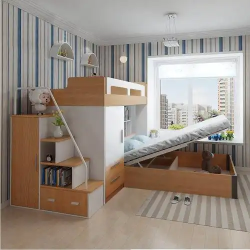 时尚空间二合一高低床设计不容错过