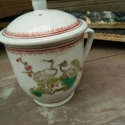 六七十年代手绘全品茶杯