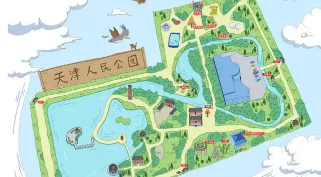 要求,在严格采取疫情防控措施的前提下,天津人民公园于2020年3月18日