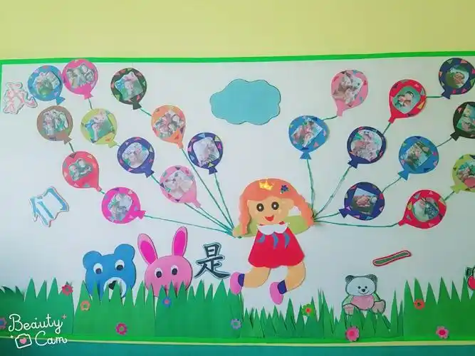 今天更换的小班主题墙