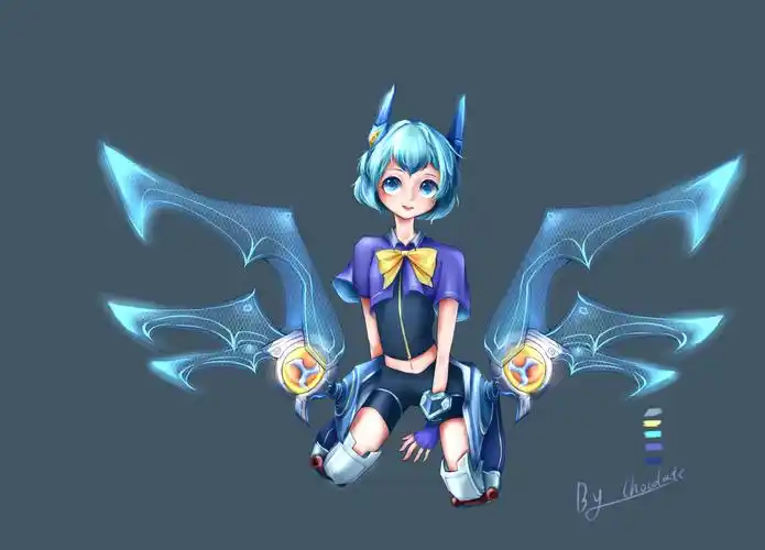 【王者荣耀】孙膑小天使(未来旅行)(๑•̀ㅁ•́ฅ)-