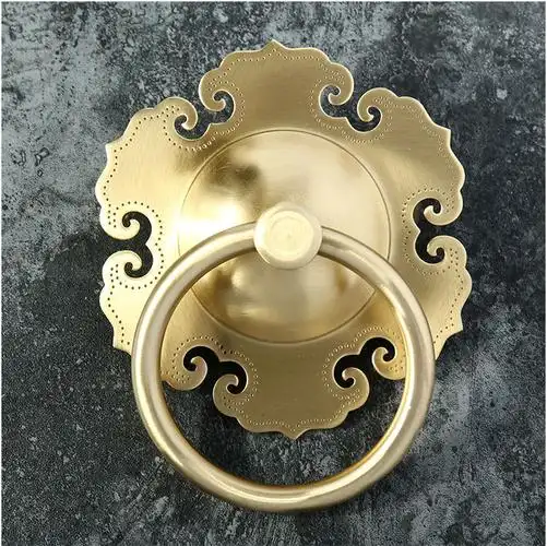 萌依儿(mengyier)如意门环纯铜仿古大门拉手老式古建庭院花园木门复古