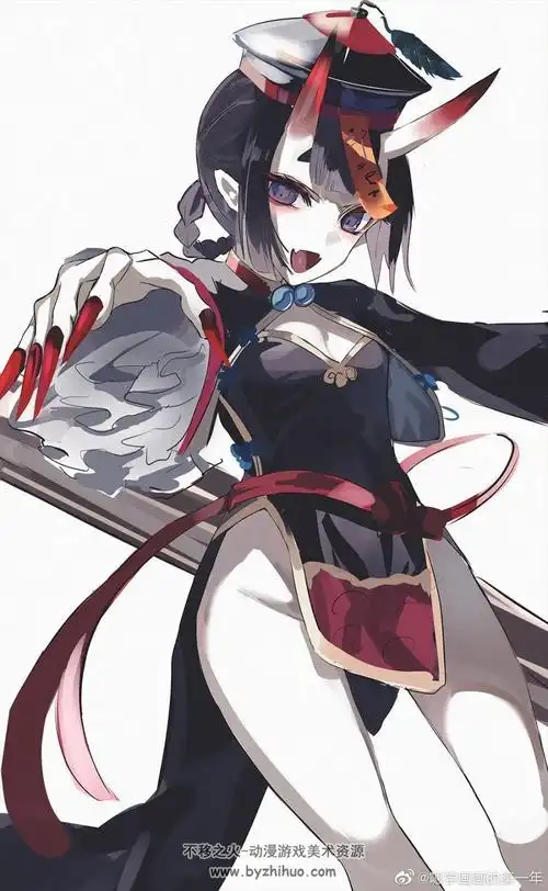 僵尸娘系列主题插画图包百度网盘790p