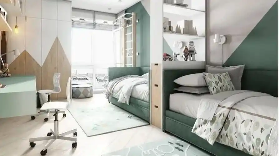 首先 榻榻米下的空间方便收纳 已经提到很多次了 增加小收纳柜做隔断