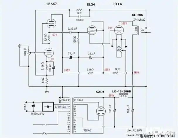 再来10张.电子管功放原理图
