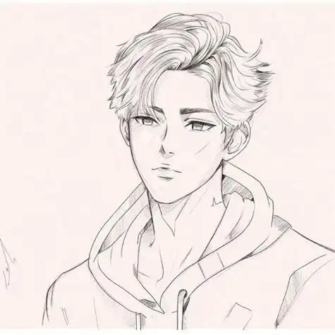 男生帅气全身动漫简笔画帅气男孩简笔画简笔画帅气男孩大全大图儿童