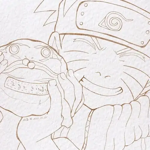 这是多少人的青春,举手 1#ipad绘画  #画画  #火影忍者  #鸣人  #动漫