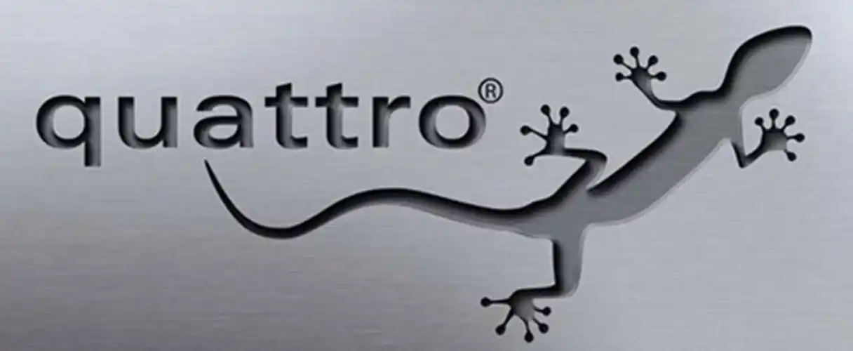 quattro四驱扬名世界,如果你对它不够了解,那么车尾的壁虎标志你肯定