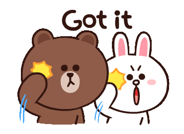 布朗熊可妮兔动图