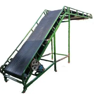 600mm宽皮带送料机 小型皮带提升机装车爬坡皮带输送机
