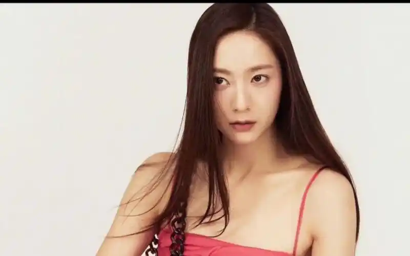 郑秀晶crystal近照杂志拍摄