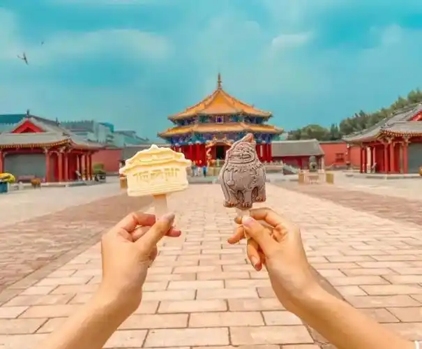 沈阳故宫文创雪糕.(沈阳故宫博物院供图)