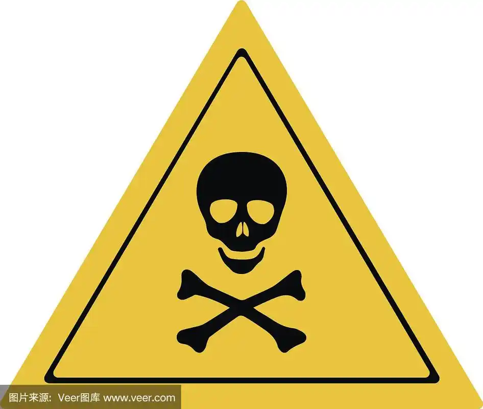 警示有毒危害标志向量设计