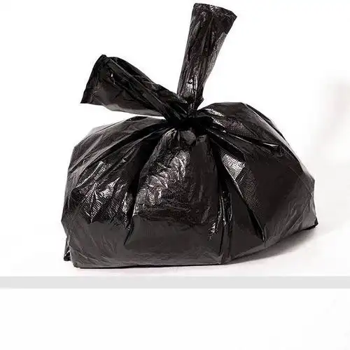 山东塑料袋厂供应黑色垃圾袋商华包装垃圾袋保护隐私家庭用垃圾袋