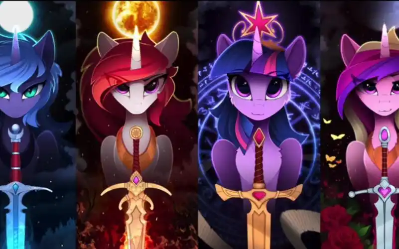 小马宝莉,四个公主(2)