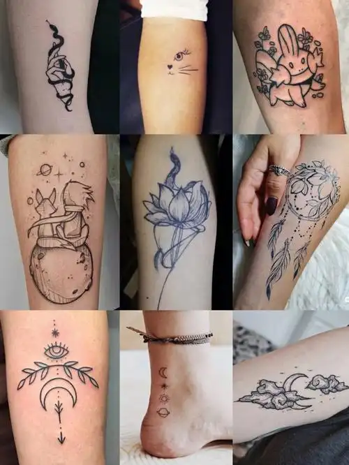 手绘艺术纹身图案素材11