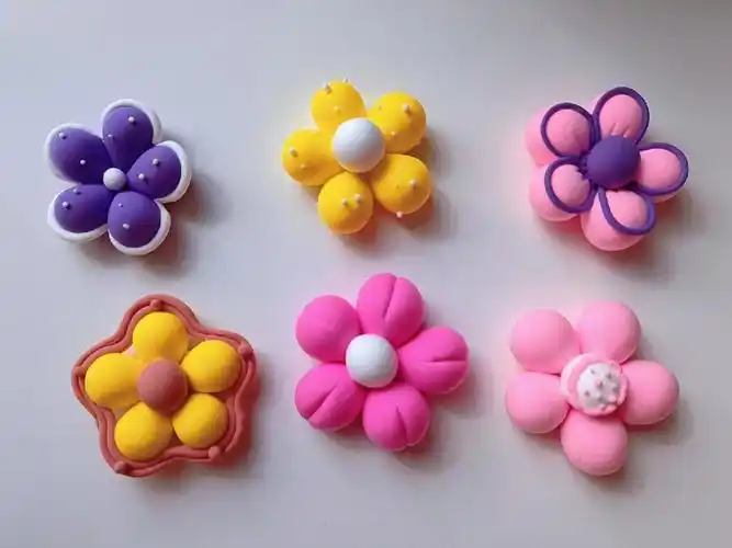 粘土花朵