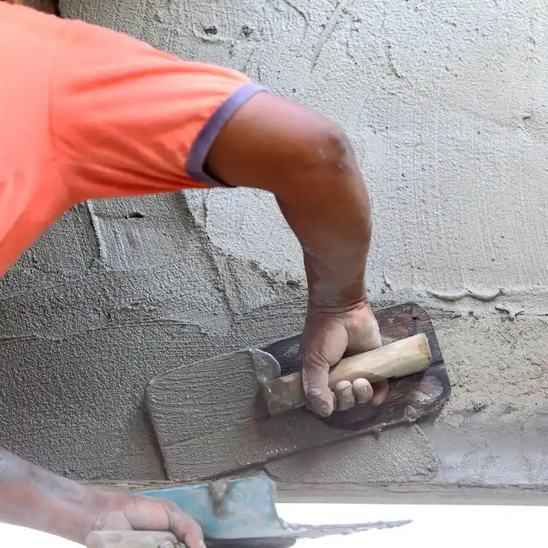 在房屋建筑的墙体抹灰混凝土工