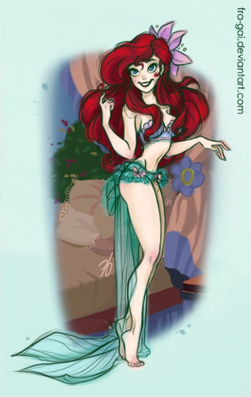 迪士尼公主在房间里都穿什么?超性感薄纱睡衣!