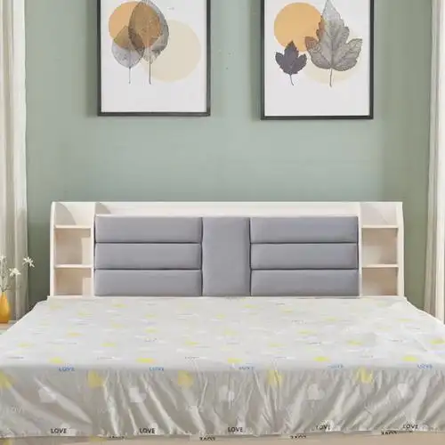 床头板软包简约现代床头靠背单买床头1.5米1.8米床头轻奢落地床头