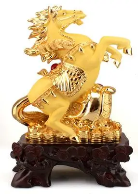 风水马摆件大号 招财生肖马工艺礼品 家居客厅办公室装饰新居礼物